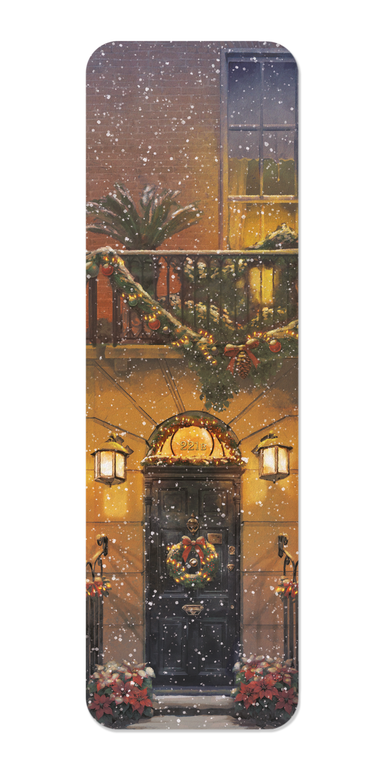 Ezen Designs - Christmas at 221B Baker Street Night - Bookmark - Front