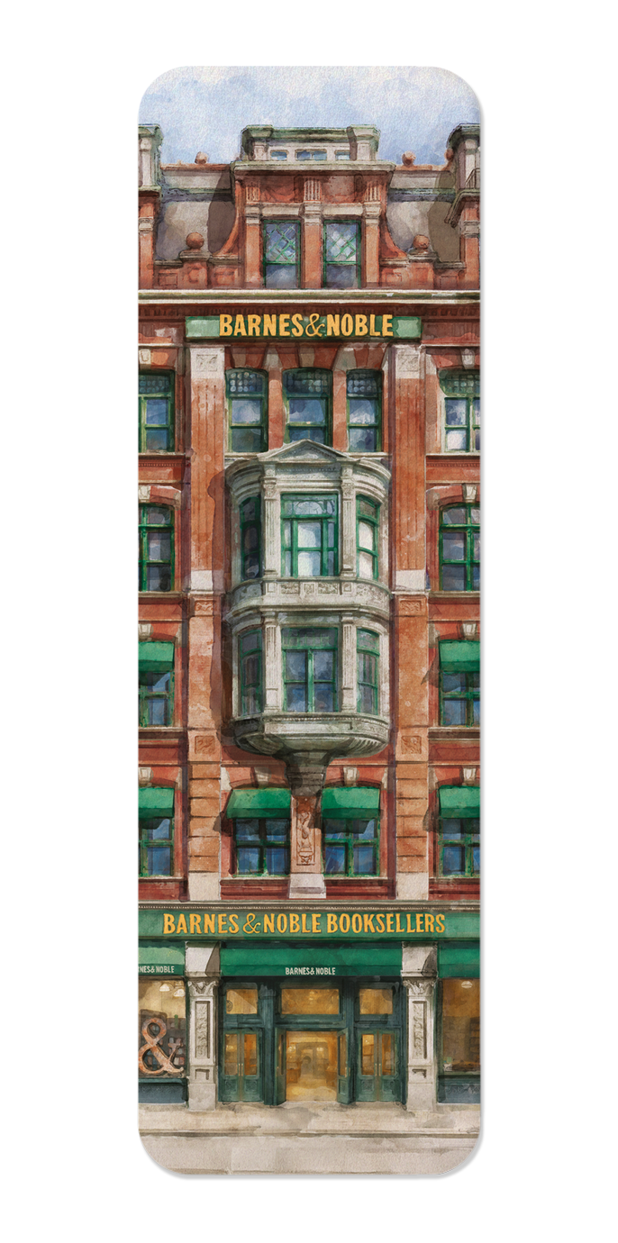 Ezen Designs - Barnes & Noble Flagship Store in Union Square - Bookmark - Front