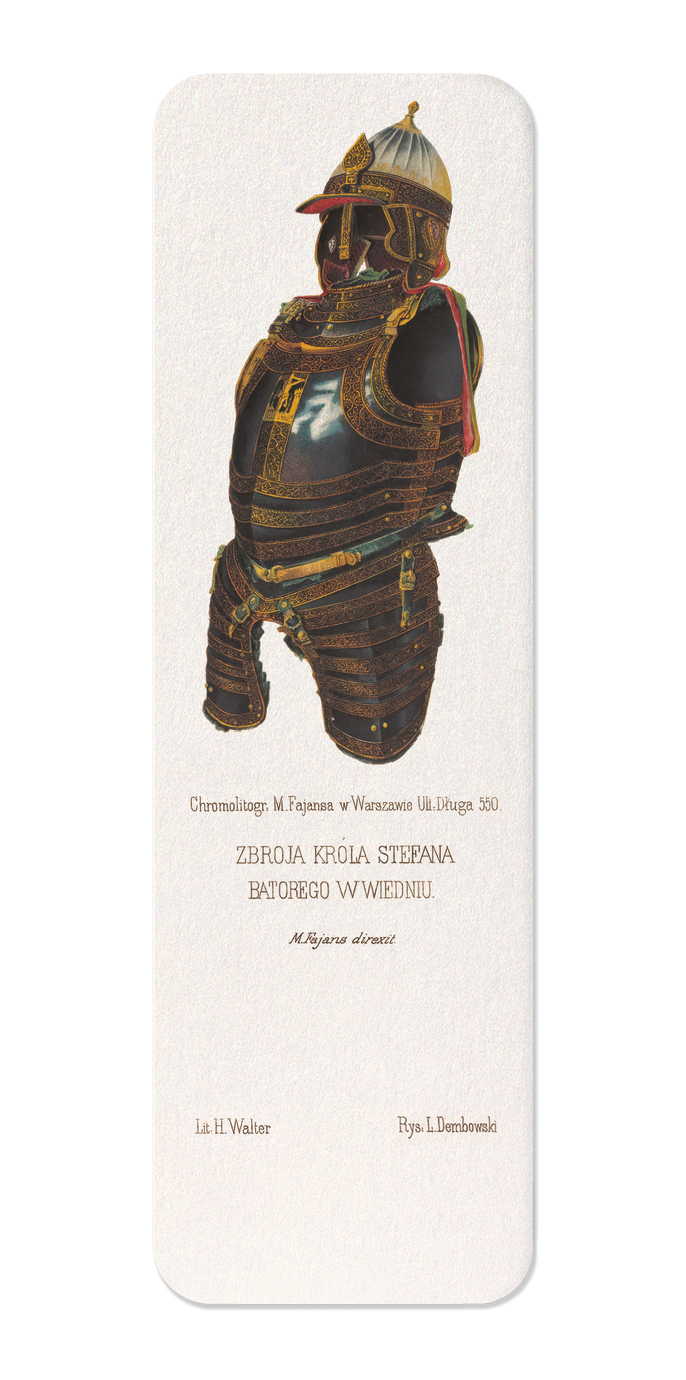 Ezen Designs - ARMOUR OF KING STEPHEN BÁTHORY (1857) - Bookmark - Front
