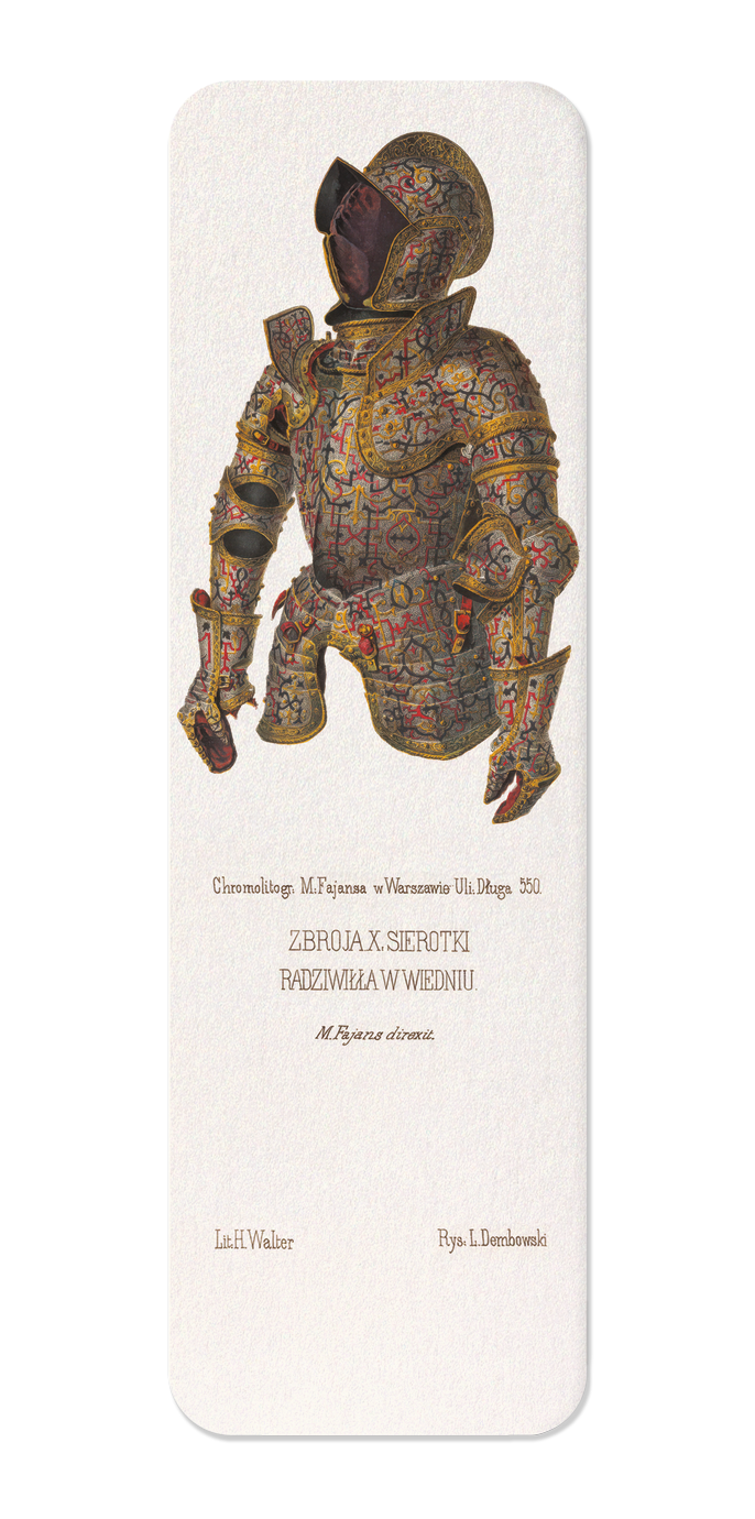 Ezen Designs - Radziwiłł the Black - Ceremonial Armour Study (1855–1869) - Bookmark - Front
