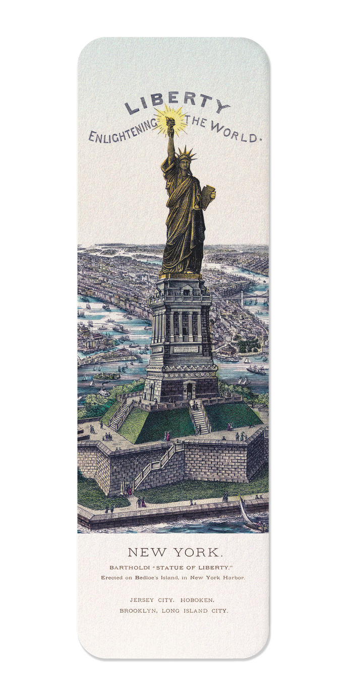 Ezen Designs - Statue of Liberty on Bedloe's Island (1885) - Bookmark - Front