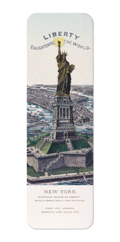 Ezen Designs - Statue of Liberty on Bedloe's Island (1885) - Bookmark - Front
