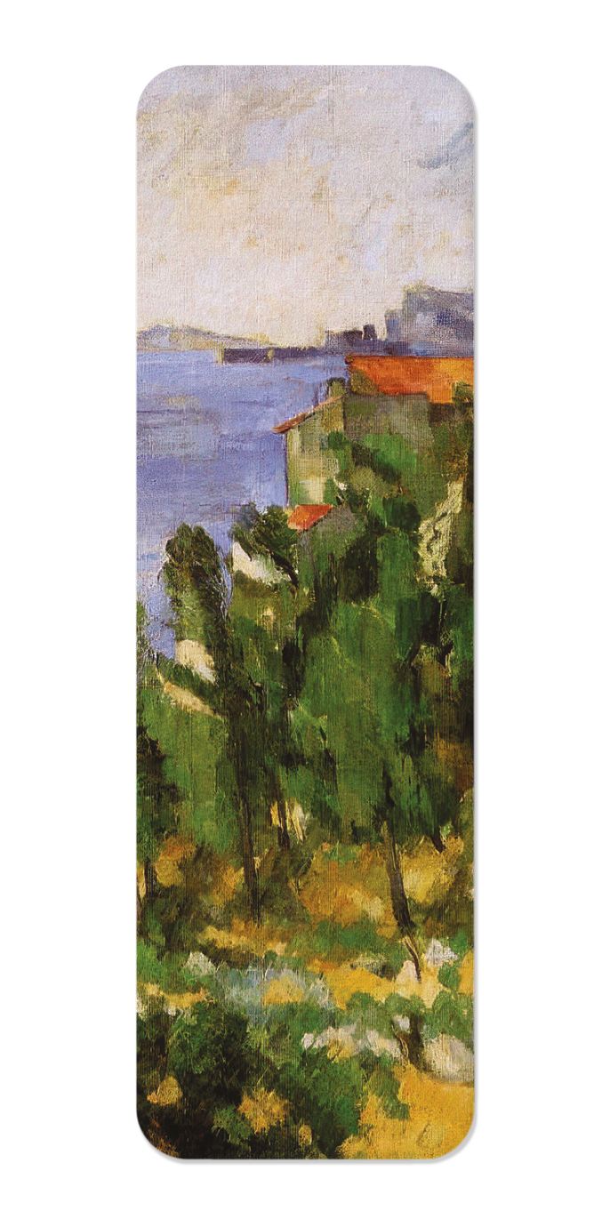 Ezen Designs - Bay of L'Estaque from the East (c.1882) - Bookmark - Front
