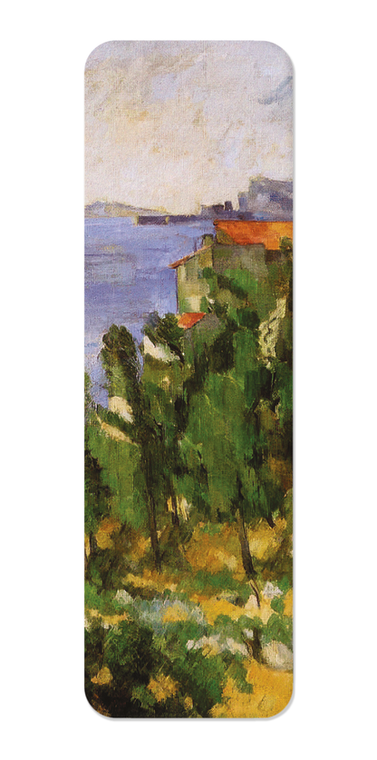 Ezen Designs - Bay of L'Estaque from the East (c.1882) - Bookmark - Front