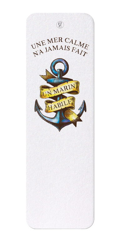 Ezen Designs - Un Marin Habile - Bookmark - Front