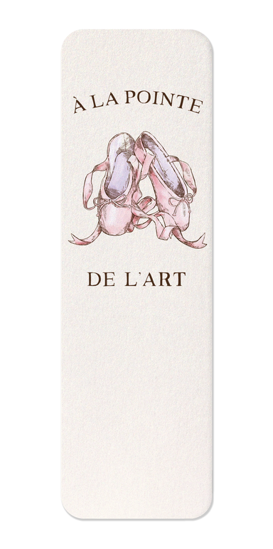 Ezen Designs - À la pointe de l'art - Bookmark - Front