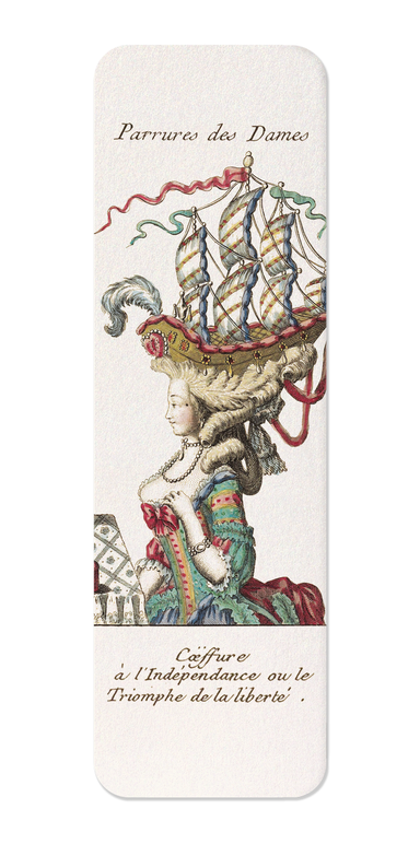 Ezen Designs - LA BELLE POULE (C.1780) - Bookmark - Front