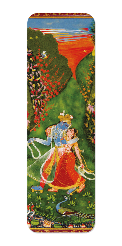 Ezen Designs - RADHA ET KRISHNA UN BOISSON FLEURI (1720) - Bookmark - Front
