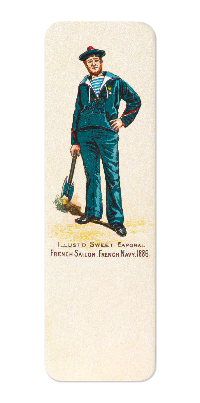 Ezen Designs - Marin de la Série Militaire Française (1886) - Bookmark - Front