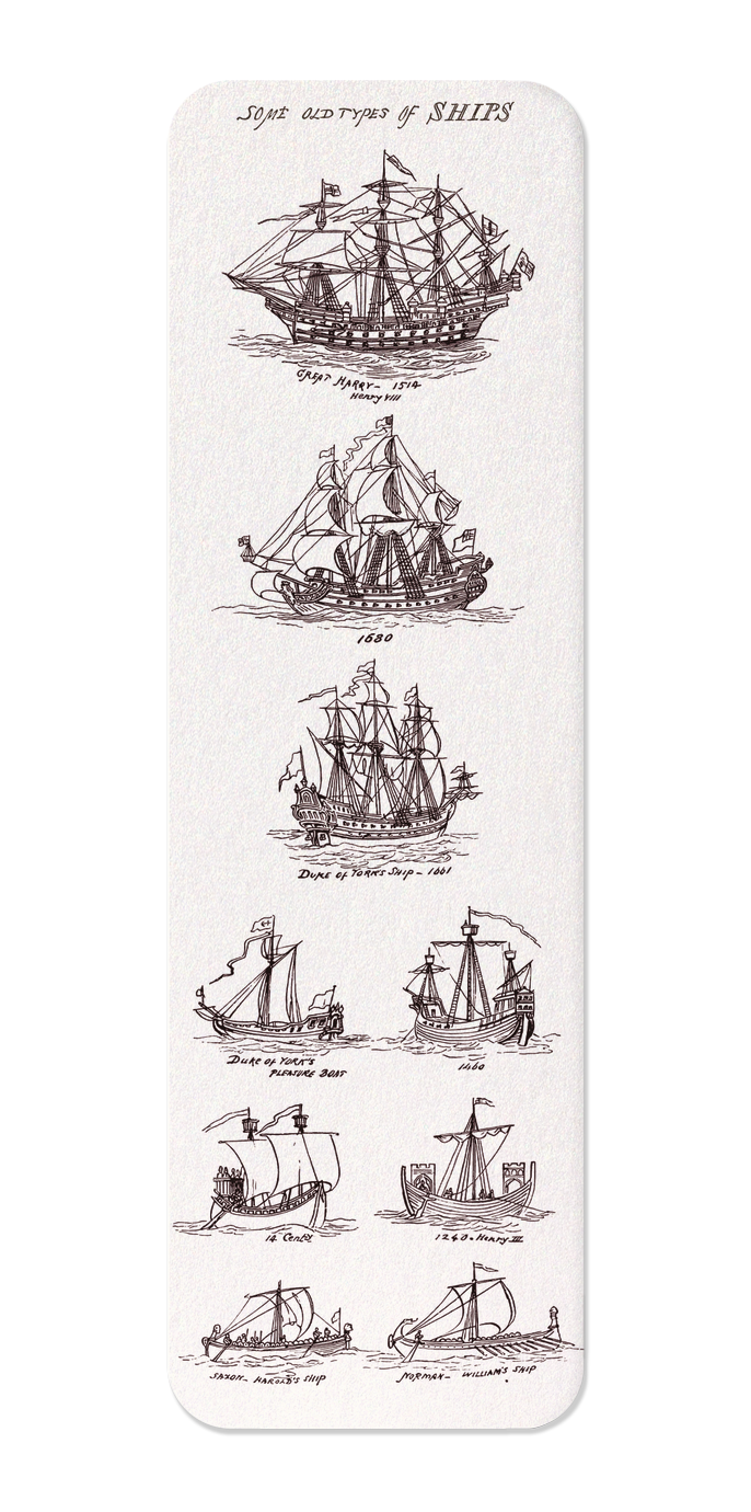 Ezen Designs - Images de Mer Dessinées (1882) - Bookmark - Front