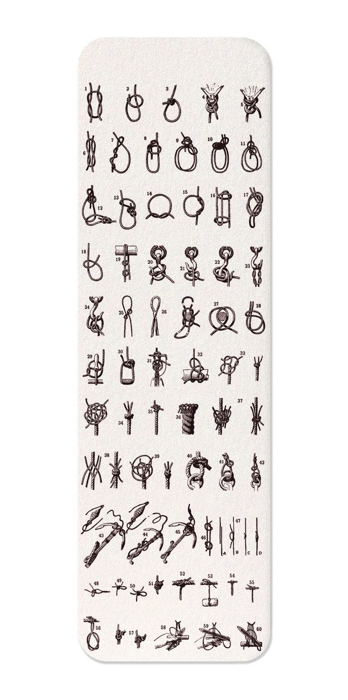 Ezen Designs - Types de Nœuds (1909) - Bookmark - Front