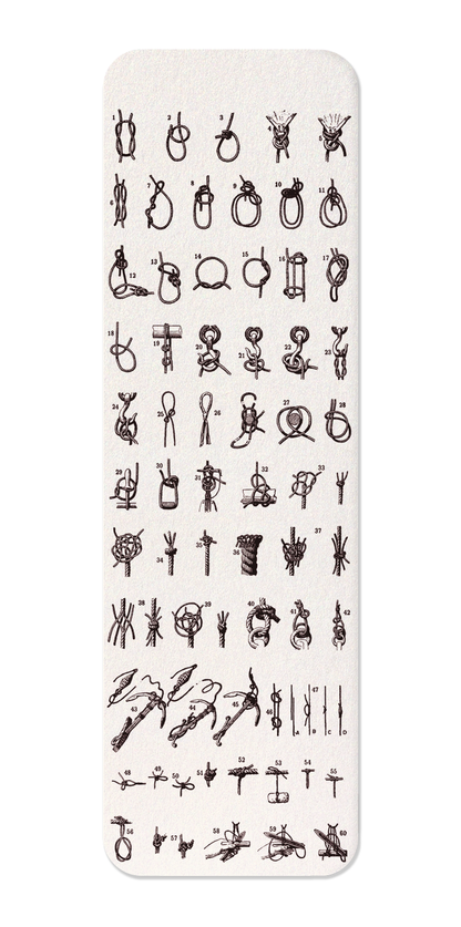 Ezen Designs - Types de Nœuds (1909) - Bookmark - Front