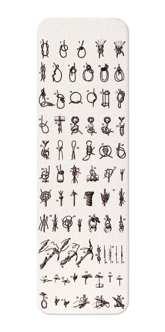 Ezen Designs - Types de Nœuds (1909) - Bookmark - Front