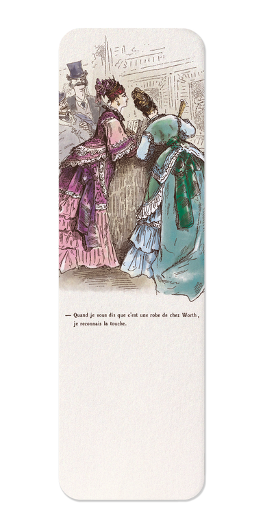 Ezen Designs - Une Robe de Chez Worth, je reconnais la touche (1875) - Bookmark - Front
