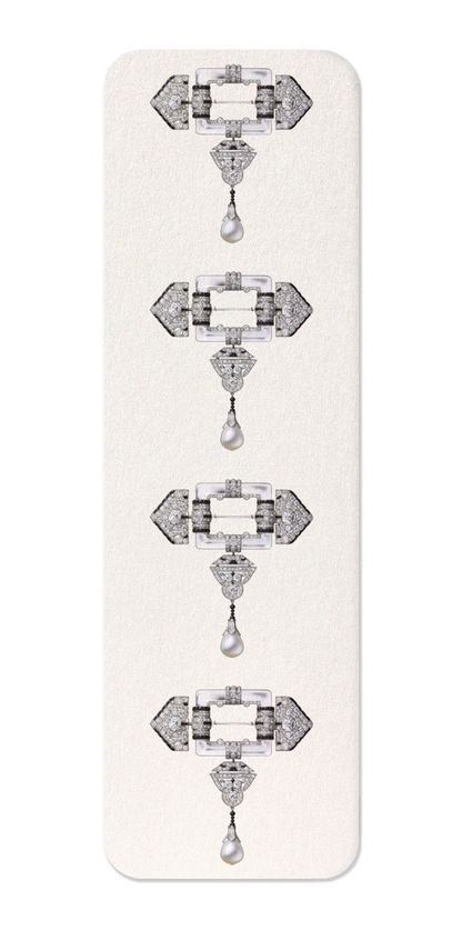Ezen Designs - Broche Cartier (1924) - Bookmark - Front