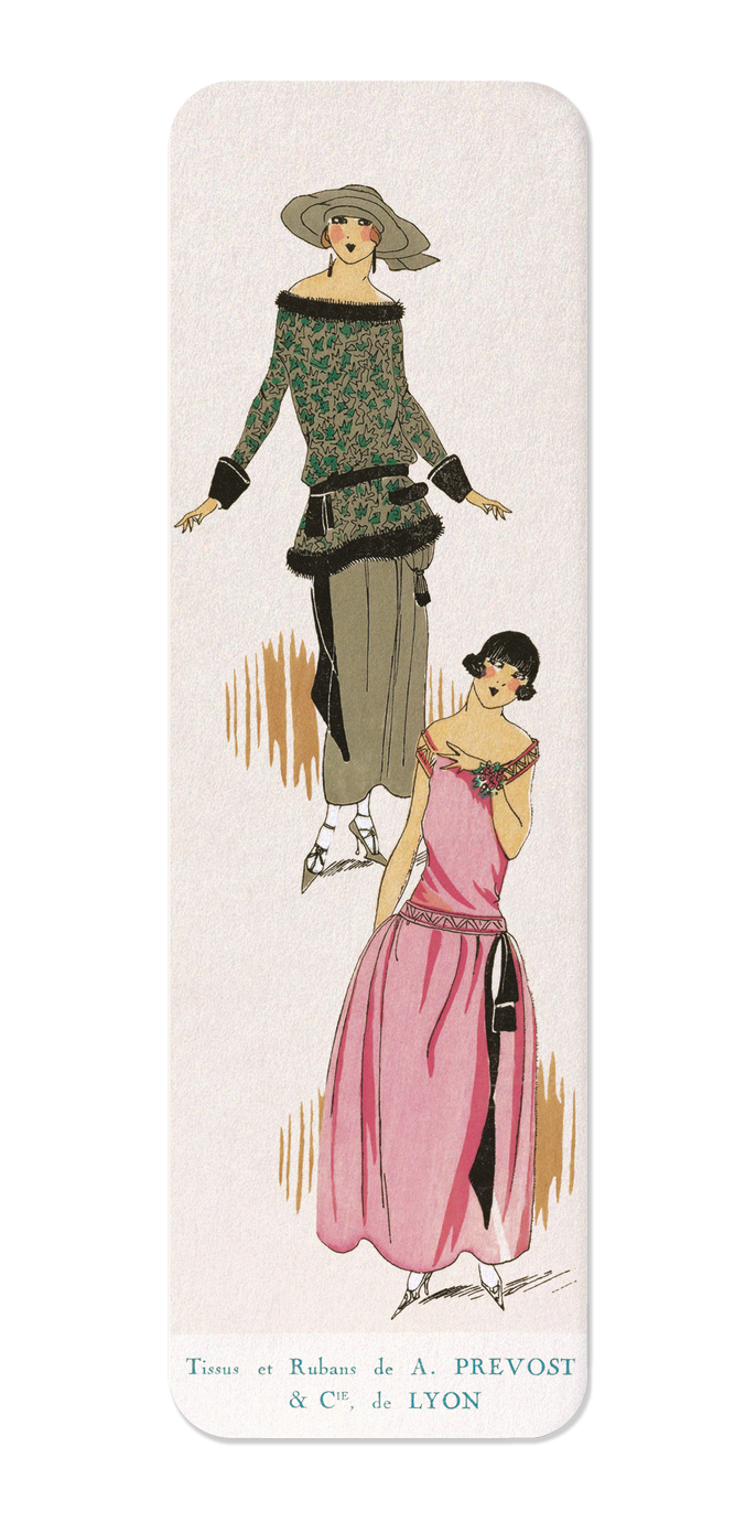 Ezen Designs - TRÈS PARISIEN - Tissus et Rubans (1923) - Bookmark - Front