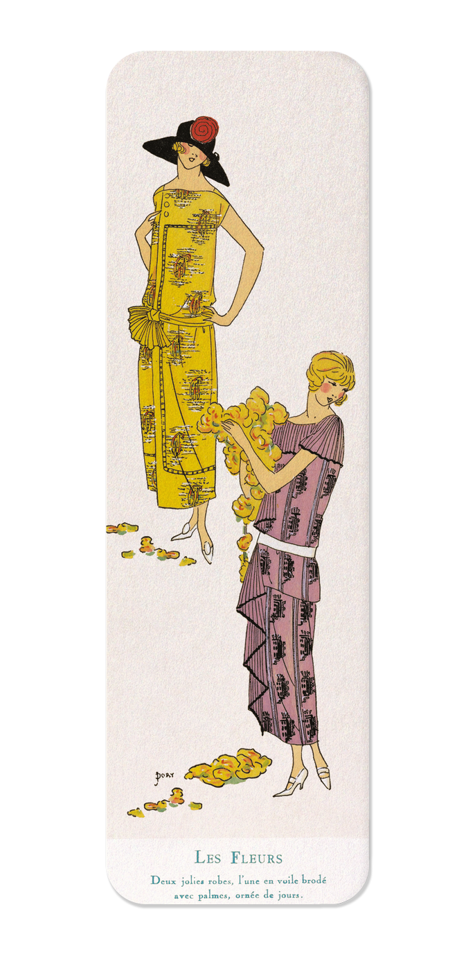 Ezen Designs - Très Parisien - Les Fleurs (1923) - Bookmark - Front