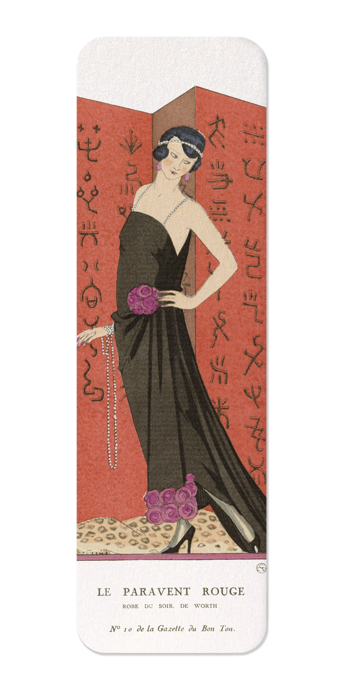 Ezen Designs - Le Paravent Rouge (1921) - Bookmark - Front