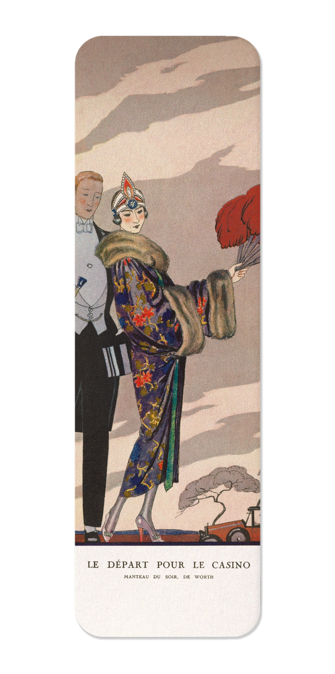 Ezen Designs - Le Départ pour le Casino (1923) - Bookmark - Front