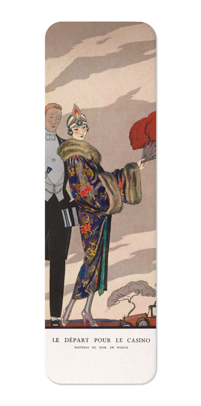 Ezen Designs - Le Départ pour le Casino (1923) - Bookmark - Front