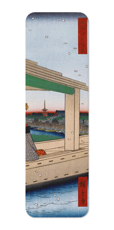 Ezen Designs - Distant View of Kinryuzan Temple (1857) - Bookmark - Front