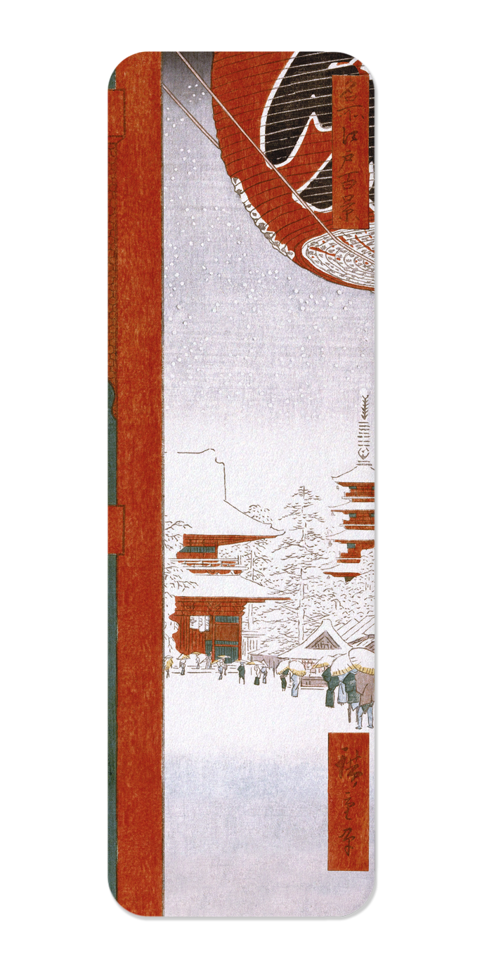 Ezen Designs - Kinryuzan Temple, Asakusa (1856) - Bookmark - Front