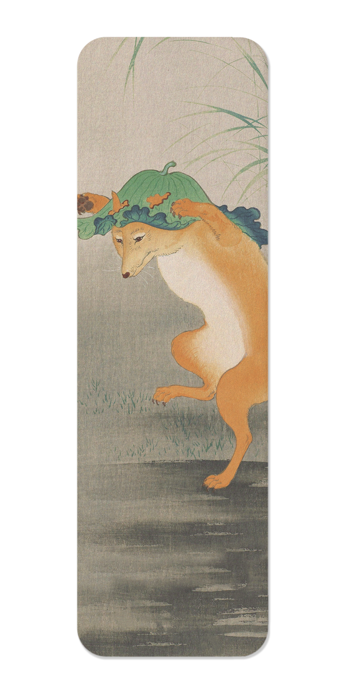 Ezen Designs - Dancing fox (c.1910) - Bookmark - Front