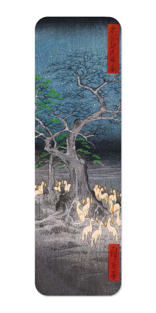 Ezen Designs - New Year's Eve Foxfires at the Changing Tree, Oji (1857) - Bookmark - Front