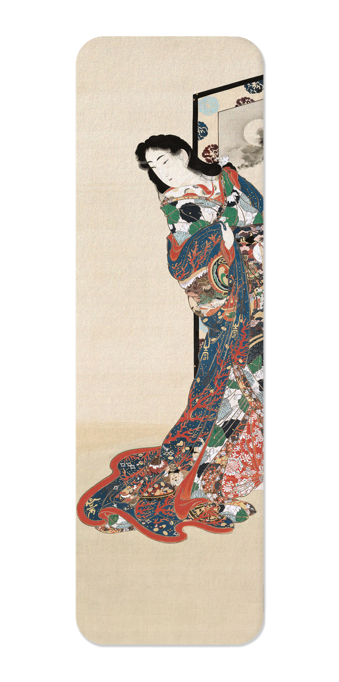 Ezen Designs - Beauty before a screen (c.1851-89) - Bookmark - Front