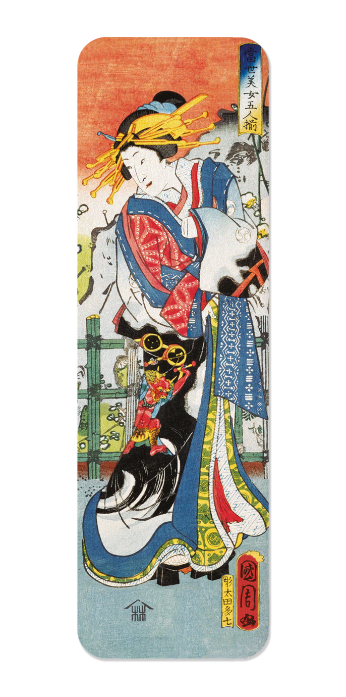 Ezen Designs - Standing Courtesan (1863) - Bookmark - Front