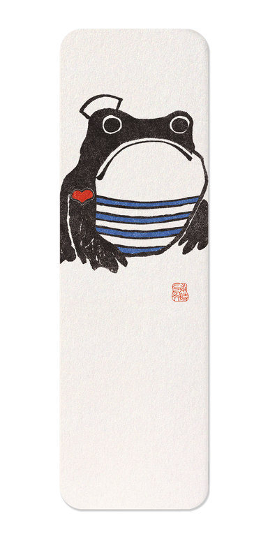 Ezen Designs - Sailor Ezen Frog - Bookmark - Front