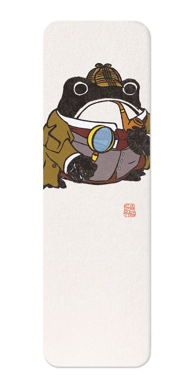 Ezen Designs - Sherlock Holmes Ezen Frog - Bookmark - Front