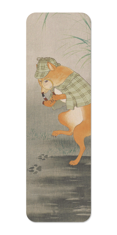 Ezen Designs - Sherlock Fox - Bookmark - Front