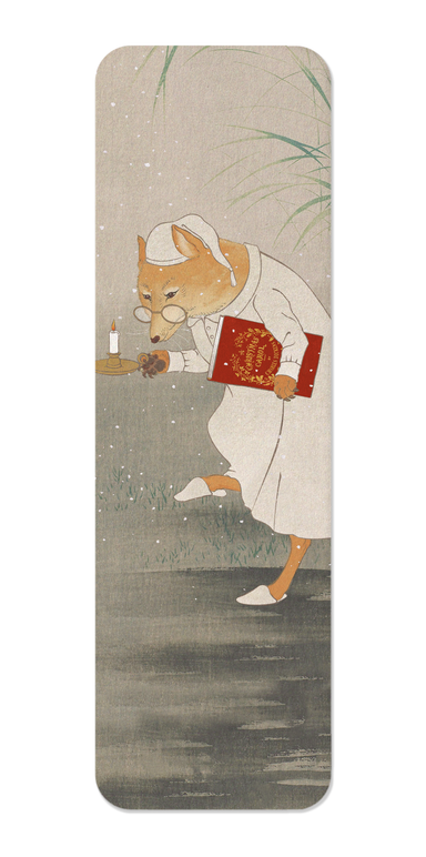 Ezen Designs - Scrooge Fox - Bookmark - Front