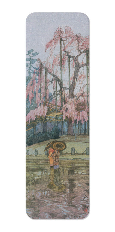 Ezen Designs - Yozakura in the Rain - Bookmark - Front
