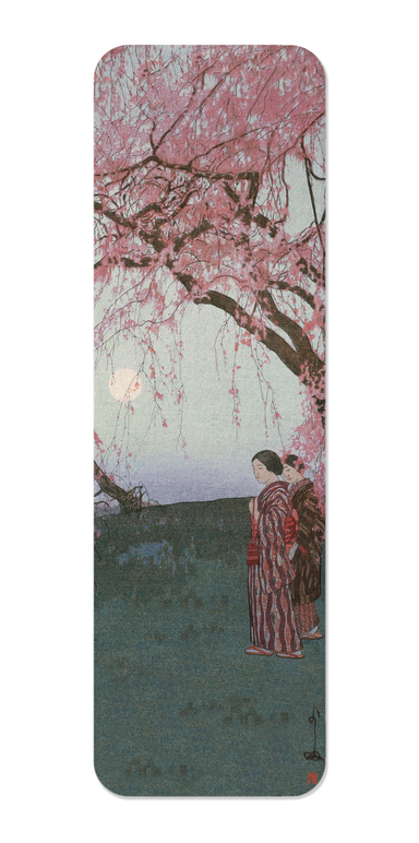 Ezen Designs - Kumoi Cherry Trees (1920) - Bookmark - Front