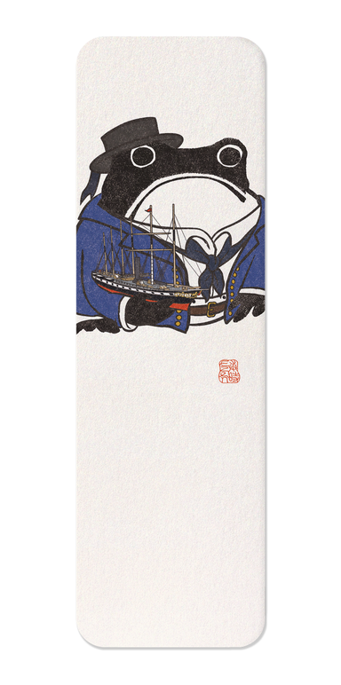 Ezen Designs - SS Great Britain Sailor Ezen Frog - Bookmark - Front