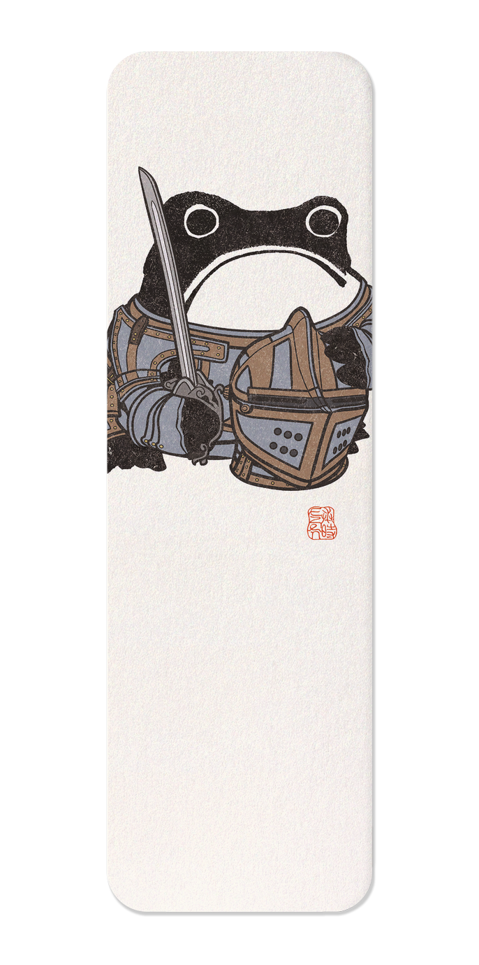 Ezen Designs - Knight In Armour Ezen Frog - Bookmark - Front