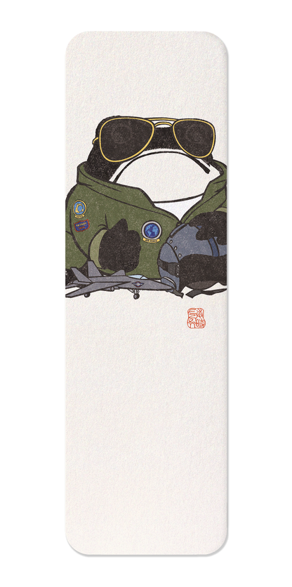 Ezen Designs - Air Pilot Ezen Frog - Bookmark - Front