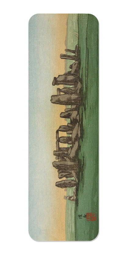 Ezen Designs - Stonehenge at dawn (c.1918) - Bookmark - Front