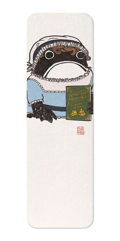 Ezen Designs - Jane Austen Ezen Frog - Bookmark - Front