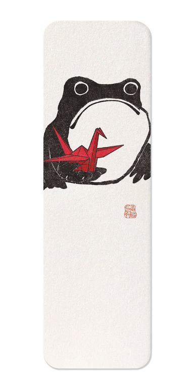 Ezen Designs - Paper crane ezen frog - Bookmark - Front