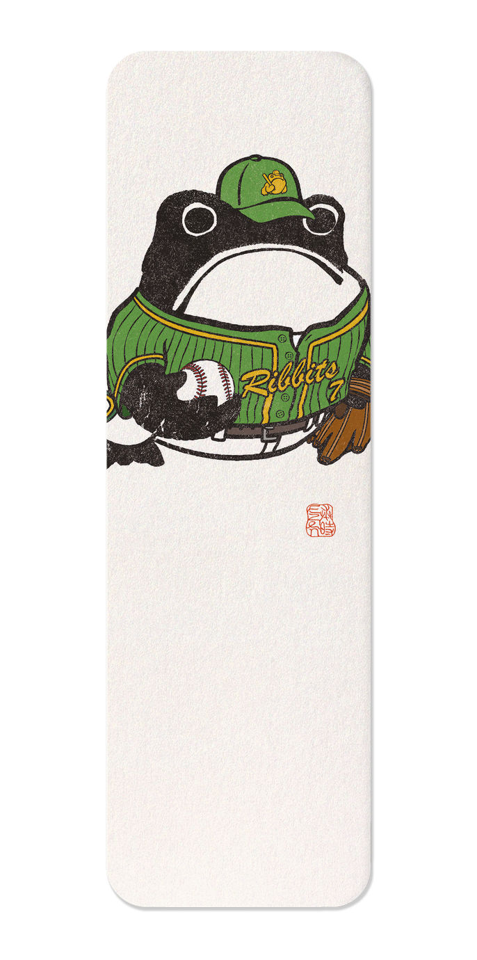 Ezen Designs - Baseball Ezen Frog - Bookmark - Front