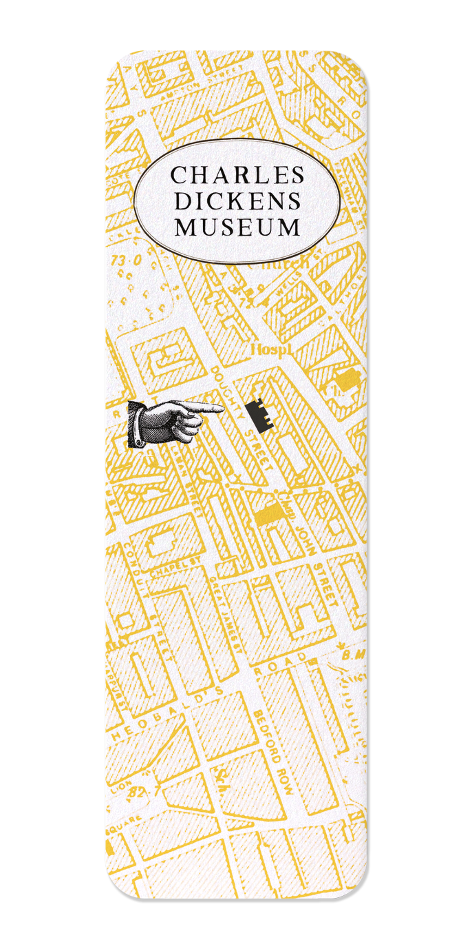 Ezen Designs - Charles Dickens Museum - Bookmark - Front