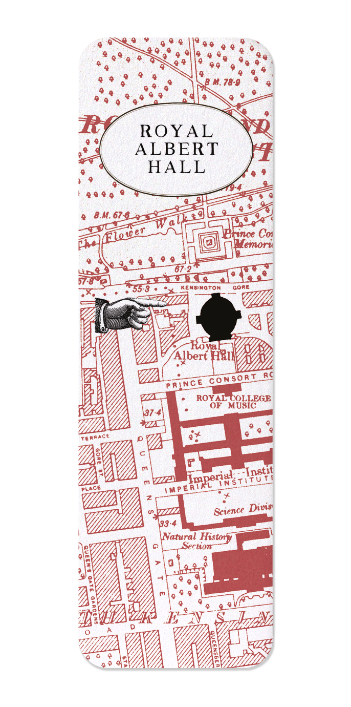 Ezen Designs - Royal Albert Hall - Bookmark - Front