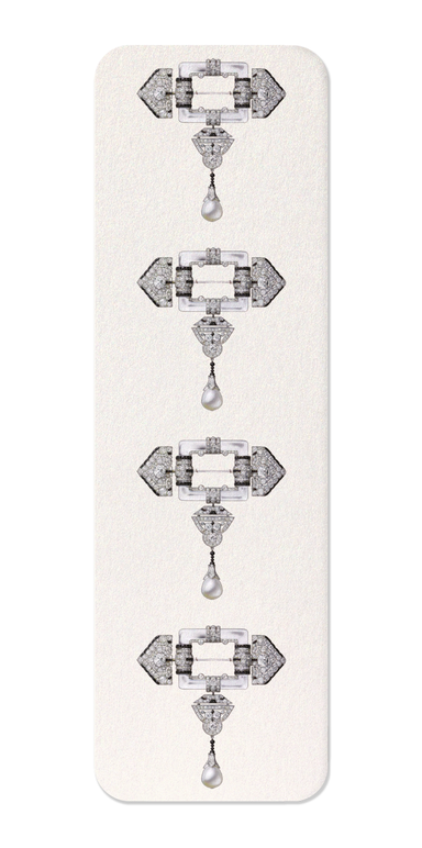 Ezen Designs - Cartier Brooch (1924) - Bookmark - Front
