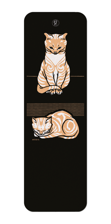 Ezen Designs - Sitting cat (1918) - Bookmark - Front