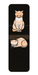 Ezen Designs - Sitting cat (1918) - Bookmark - Front