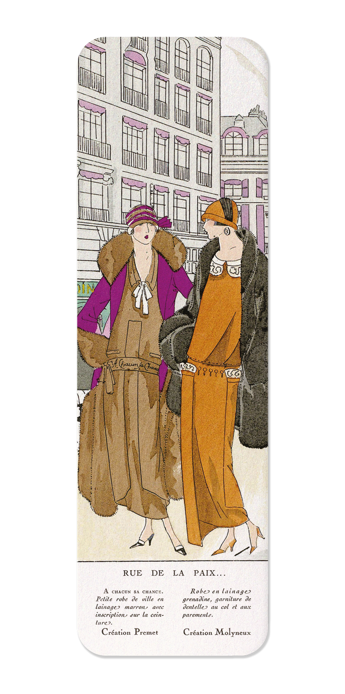Ezen Designs - Rue de la Paix (1924)-A - Bookmark - Front