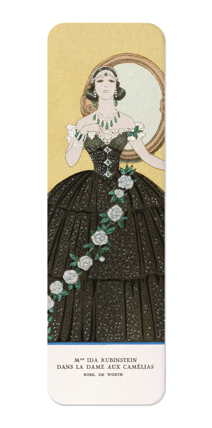 Ezen Designs - Actress Ida Rubinstein (1923) - Bookmark - Front